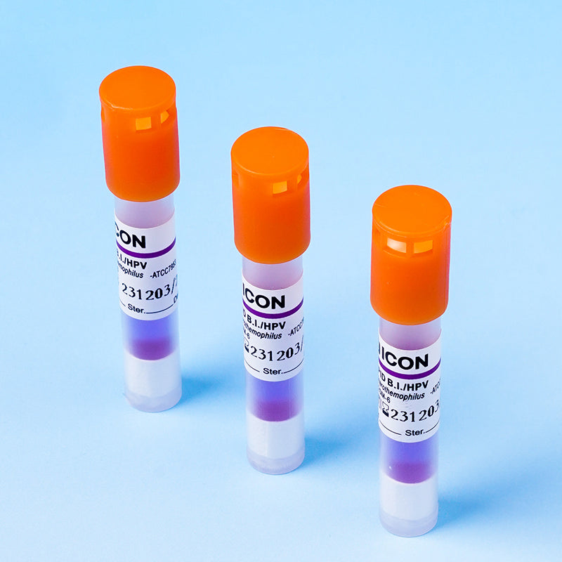 YIKONG One Control Brand Low Temperature Plasma Sterilization Rapid Bioindicator 50pcs/box Hydrogen Peroxide Low Temperature Plasma Sterilization Extreme Indicator