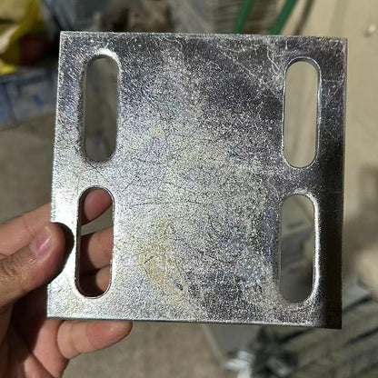 MEIHUA Connection plate  Galvanized embedded parts National standard galvanized steel plate customized galvanized steel plate embedded parts