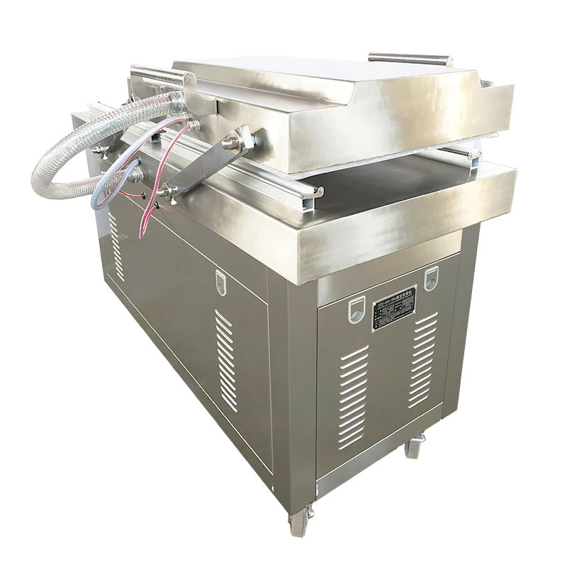 CAIHUA MACHINERY Double Chamber Vacuum Packaging Machine DZ-500/2SD(various specifications)   Automatic Vacuum Packaging Machine Commercial Automatic Evacuation Machine