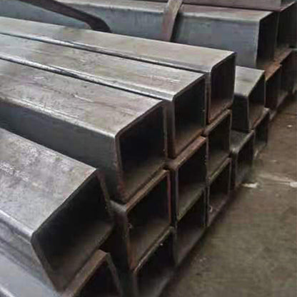 MEIHUA Round tube, square tube, channel steel, etc. Hot-dip galvanized square pipe processing cutting square pipe steel